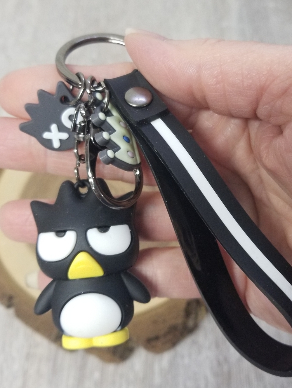Badtz-Maru Figural Keychain Clip